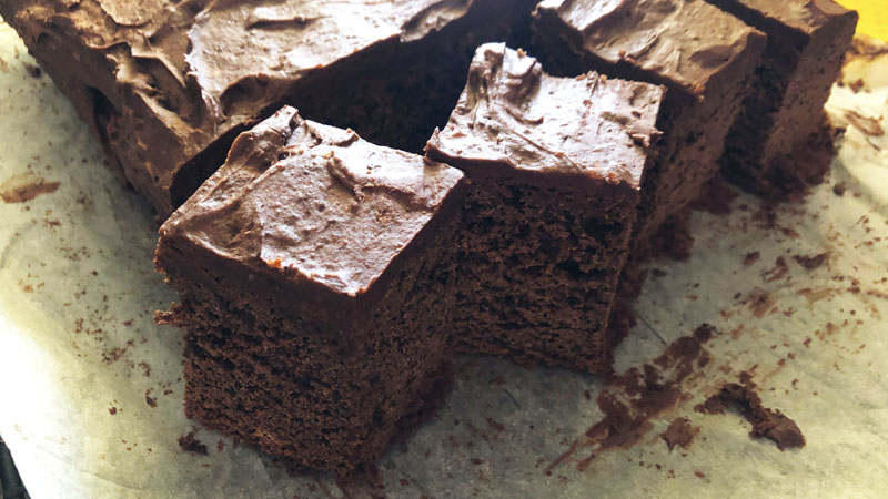 Boy Bakes Treats - Chocolate Fudge Cake