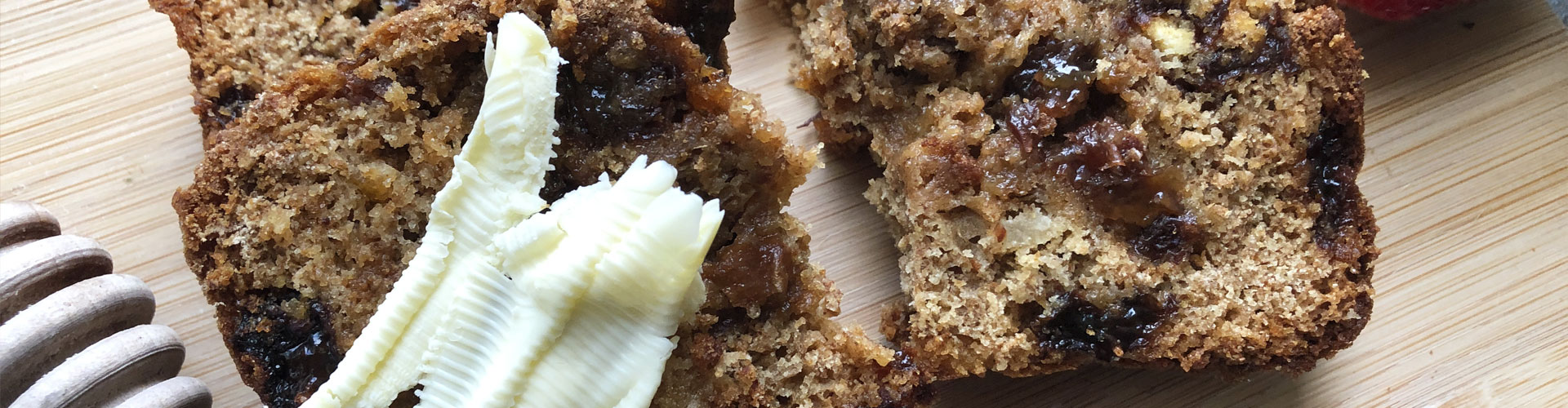 Boy Bakes Treats - Raisin Bran Loaf