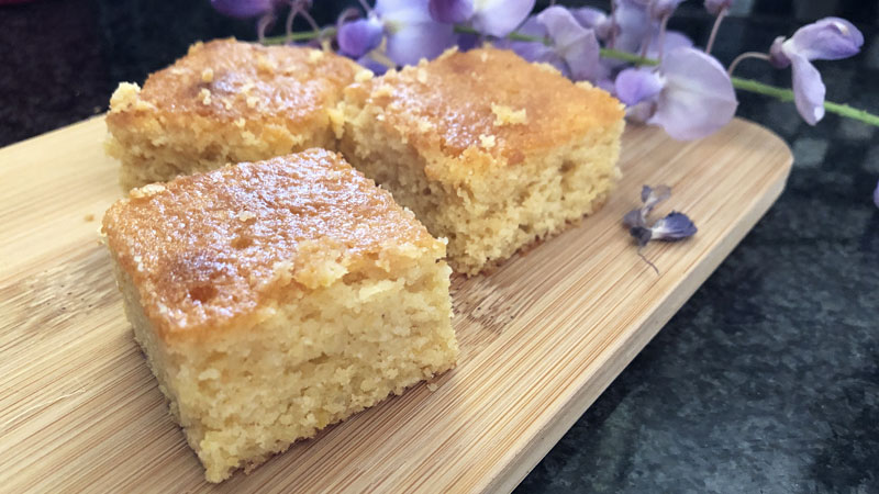 Boy Bakes Treats - Lemon Syrup Slice